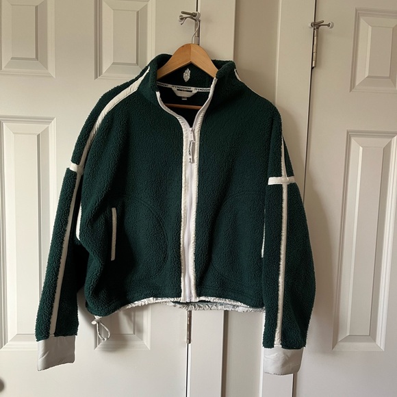 FP Movement by Free People Mountain High fleece jacket Evergreen small - Picture 2 of 5